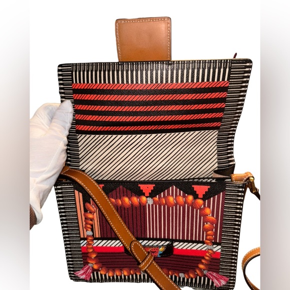 Etro Borosa Tracolla Rainbow PVC Shoulder/ Crossbody Bag - Picture 6 of 10